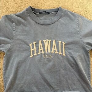 Brandy Melville Hawaii Blue Shirt